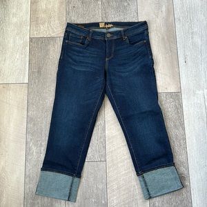 Kut from the Kloth cropped rolled/ cuffed womens jeans. Mint condition